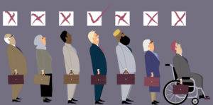 discrimination of job candidates for different characteristics