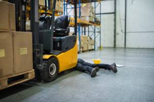 Forklift accident in a Clifton, NJ, warehouse with no lawyer